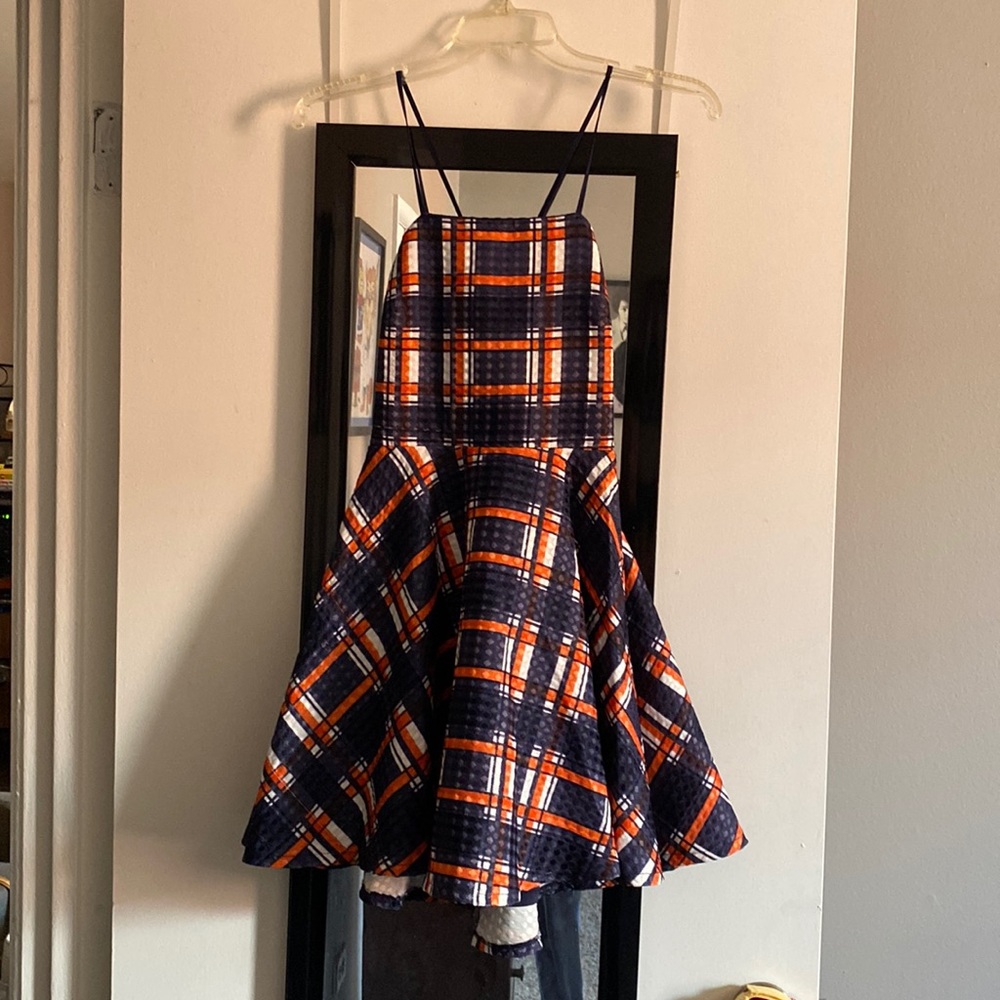 AKIRA Chicago Black Label, low back, skater skirt dress, Size Small
